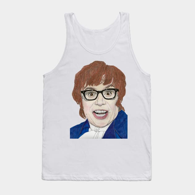 Austin Powers Tank Top by paulnelsonesch